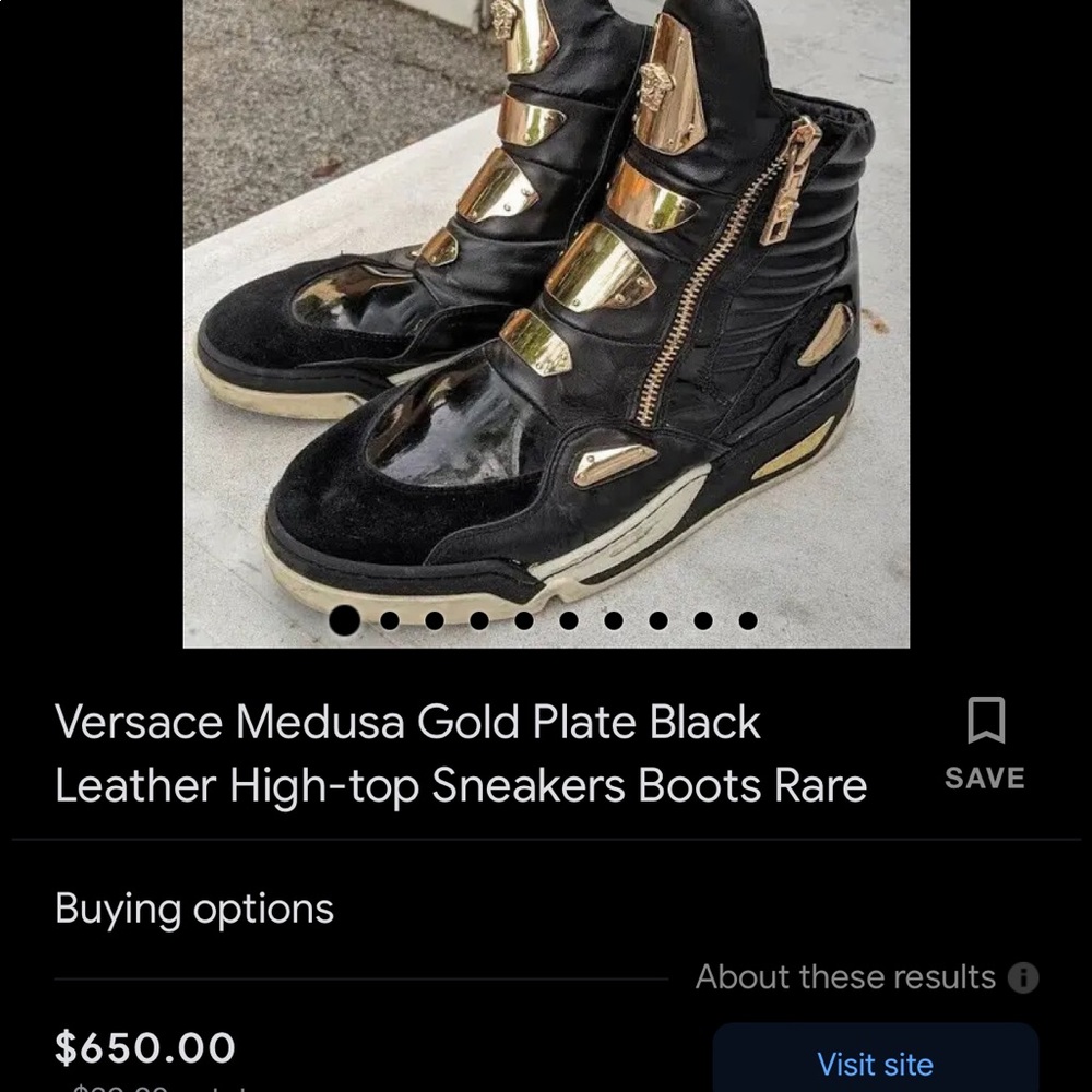 Men’s Versace shoes